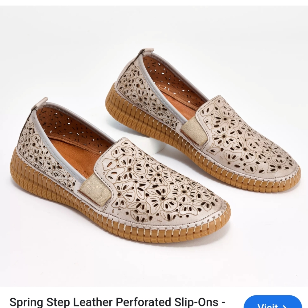 Spring Step Laser Cut Slip-Ons - image 1